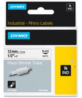 Killer Heat Shrink Tube Cassette For Heavy Label Jobs Thermal Transfer Inks on DYMO pack showing 12mm x 1.5m size.