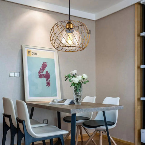 Gold Small Hanging Glass Pendant Light With 16ft Plug In Cord Dimmable And Adjustable Mini Pendant For Bedroom Or Living Room