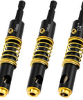 Self Centering Hinge Drill Bit Set 3 Pc with 5mm and one quarter inch hex shank bits for wood and plastic, ideal for precise hinge holes.