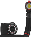Micro 3.0 Pro 3000 Color Boost Underwater Camera and Light Set side view with 16MP sensor, 3000 Lumen LED, wireless transfer.
