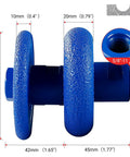 Pro Grade Diamond Trimming Wheel Set For Marble And Quartz Grooving On Angle Grinder Dual Cylindrical Grinding Wheels 74mm Tall With 10mm And 20mm Widths And 5 By 11 Thread Mount