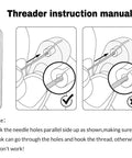 2 In 1 Automatic Needle Threader And Seam Ripper For Quick Sewing And Quilting Projects Must Have DIY Sewing Kit Instructions