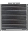 Front view of Premium A C Condenser For 6220 6230 6320 6330 Tractors Made In USA OEM Spec Replacement with aluminum core.