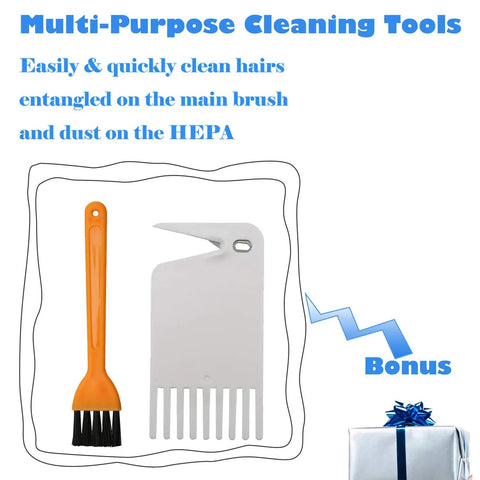 Cleaning tools included with Replacement All In One Accessories Kit For Roborock And Xiaomi Vacuum Cleaners S4 S5 S6 E4 E20.