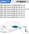 Diagram showing Electric Fuel Pump Assembly For Chevy GMC Trucks 1996 1997 C1500 C2500 C3500 K1500 K2500 K3500 with engine compatibility.