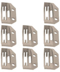 Eight Pcs Short Feed Dog Teeth And Needle Plate Workhorse Replacement For Model 1-2 Sewing Machine Parts, Alloy Metal With Quiet Operation, Ideal Umbrella Fabric And Garment Factory Spare, pack of 8