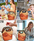 Sunset Insulated Lunch Tote Bag Portable Lunch Box for work, picnics, school, and office; keeps food hot or cold.