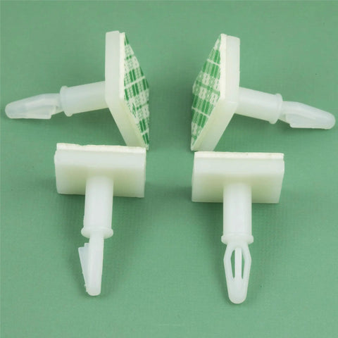 Heavy Duty Nylon Pcb Standoffs With Super Strong Adhesive Backing showing three 11mm spacer units from a top-down view.