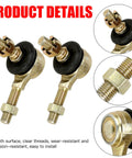 10mm Left And Right Go Kart Tie Rods Set For Taotao 125cc And 110cc Dirt Bike Durable Replacement Steering Linkage For Chinese Mini Quads And ATVs Heavy Duty, close-up of tie rod ends