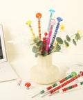 300 Piece Killer Quality Fairy Garden Stake Kit With Brilliant Crystal Diamond Tops And Stainless Steel Threaded Rods in flower vase.