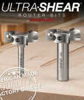 Spoilboard Surfacing Router Bit One And One Half Inch Cut Diameter One Half Inch Shank Three Flute Carbide Insert CNC Bit