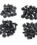 Built Different Eighty Piece Gun Holster Screw And Tri Prong T Nut Kit With 8-32 Threads, featuring black fasteners for secure firearm setup.