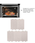Microwave Waveguide Cover Mica Sheet Set 5 Pack Heat Resistant Insulation Plate Replacement for various appliances