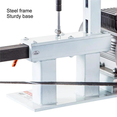 Heavy Duty 1500 Watt Belt Grinder Shop Beast base and steel frame design, sturdy support for efficient grinding.