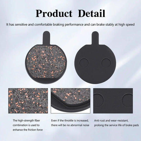 Pro Level Semi Metallic Disc Brake Pads For Mountain Bikes Delivering Dead Silent Braking And Rock Solid Control Heavy Duty Performance Compatible With Hayes Sole Mechanical Jak 5 B777 2 Pairs Total, showing design details and materials.