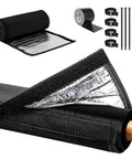 Copper Pipe Insulation Cover With UV Resistant Tape For Outdoor AC Lines, Weatherproof Sleeve, installation kit components.