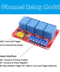 Four Channel 12V Relay Module With Opto Isolation And High And Low Level Trigger Independent Relays for Arduino Raspberry Pi