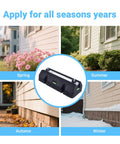 Heavy Duty Anti Vibration Floor Mounting Base Kit For Mini Split Air Conditioning Systems And Condensers Rubber Pads Support Up To 1000lbs Eliminates Noise And Ground Erosion Perfect For 9000 18000 BTU Heat Pumps showcased in all seasons