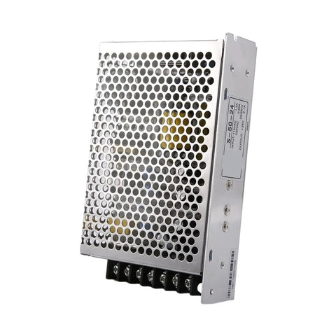 S-50 Series 50W 12V AC To DC Switching Power Supply For Industrial Use, compact metal case with terminal block