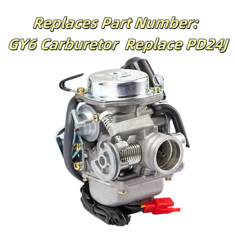 BeefedUp 24Mm PD24J Carburetor Kit for 4 Stroke 125Cc 150Cc Engines front view