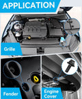 All In One 35 Piece Car Bumper Clip Kit With Body Bolts U Nuts And Fender Clips for engine splash shield and bumper application view