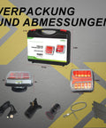Wireless Trailer Lights Kit With Magnetic Mounts And Two Easy Mounting Options, Portable LED Tow Lights components and case