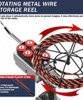 Rotating metal wire storage reel designed for Heavy Duty Automatic Cable Puller And Wire Stringing Machine With No Sweat Operation, 150Kg Pulling Force, 15 Meter Reach.