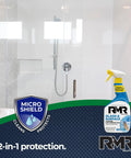 All In One Indoor And Outdoor Cleaning Kit With Pro Strength Instant Stain Remover and Glass and Surface Cleaner Protectant bottle.
