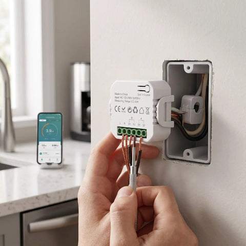 Smart Home Energy Monitor With Real Time Circuit Tracking For Heavy Loads And Ev Chargers To Catch Power Hungry Appliances installation.