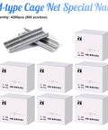 Type M Hog Ring Pliers Kit With 4200 Hog Rings For Wire Cage Building And Fence Net Panels Rust Resistant Manganese Steel Pliers High Capacity That Holds Up To 30 Clips Quick And Durable Fastening For Netting