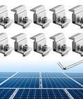 Adjustable Solar Panel Mounting Brackets 30 To 50mm Kit With 10 Aluminum End Clamps And 10 M8 Screws Plus Wrench