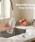 Large Capacity Automatic Bird Water Dispenser For Cage With Spill Proof Design in use at kitchen sink.