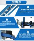 Adjustable 24 To 40 Inch Aluminum Drywall Stilts For Painting, Taping, Or Cleaning - Pro Grade Lightweight Stilts Details