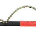 Chain Whip For Bike Cassette Removal Tool Sprocket Remover Lockring Removal With Comfortable Grip Pro Grade showing side view