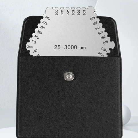 Pro Grade Wet Film Thickness Gauge Hexagon Comb For Paint Coatings And Lab Use Measures 25 To 3000 Microns in case
