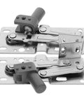 Two Pack Soft Close Tip Out Cabinet Hinges With Damping For Quiet Closing, iron construction, visible front view