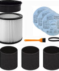 Plug And Play Replacement Filter For Wet Dry Vacuum Cleaners 5 Gallon And Up With Lid And Brush 9 Pack Fits Most 90304 90585