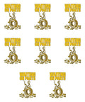 Iron On Stickers For Clothing Eight Pack Easy To Apply Durable Heat Transfers For DIY Fashion And Custom Decor With Dope Varied Patterns For Personal Style. Waiting on Parts yellow heat transfer design