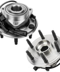Pair Of Front Wheel Hub And Bearing Assemblies 515036 For 4WD Trucks And SUVs That Fit Silverado Sierra Avalanche 1500 Yukon XL Suburban 1500