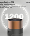 Precision 58mm Espresso Tamper And Leveler Stainless Steel Barista Tool With Adjustable Twist Dial showing the bronze and black design.