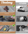 Comparison of No Sweat Quick Fix Do It Yourself Laminate Floor Repair Kit With Heat Pen showing ease of use and quick drying time vs competitors.
