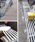50cm By 200cm Roller Track Conveyor For Fast Warehouse Delivery And Unloading, silver aluminum roller track with stacked cartons