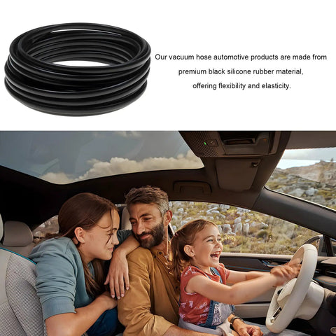 Awesome 70 PCS Car Vacuum Line Kit with Durable 5Ft Hoses And 64 Connectors For Easy Vehicle Piping Fixes With 130PSI Pressure Rubber Sets In Sizes Like 1/8 To 3/8 black silicone hose for car vacuum and engine repairs