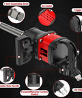 One Inch Air Impact Wrench Built Tough As Nails For Heavy Duty Repair Shops Packing 3550 Ft Lbs Of Hammering Power And 5000 Rpm Free Speed with features detailed.