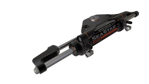 Outboard Steering Cylinder Front Mount HC5345-3 for boats with stainless ORB fittings, tough precise steering with ABYC and ISO certification