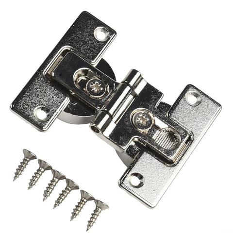 180 Degree Self Supporting Concealed Folding Hinge Set For Cabinets And Folding Tables Zinc Alloy Hardware with screws