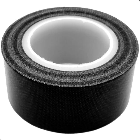 Heavy Duty PTFE Heat Resistant Tape For Transfer And Insulation, 25mm Wide By 10m Roll, Black Film Adhesive Tape With Silicone Coating