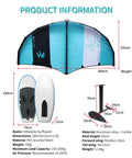 Dope Portable Inflatable Hydrofoil Board Kit With Wing For Surfing And Wing Foil Lightweight Packable Foil Surfboard details