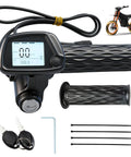 48V Throttle And LCD Speedometer Display For Electric Dirt Bike Without M Button, 7 Pin Digital Gauge Dashboard, accessories