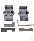 Universal Key Clamping Fixture With Storage Box For Key Cutting Machines Chrome Plated Precision Machined Clamp Set